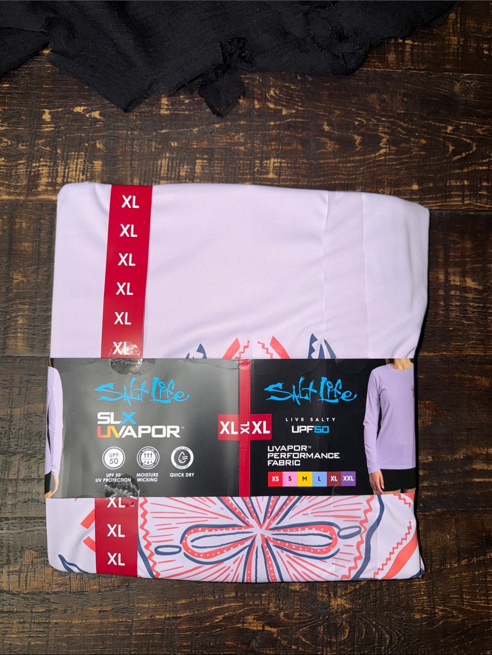 Wimens Salt Life Lavender SLX UVapor Long-Sleeve Performance Shirt